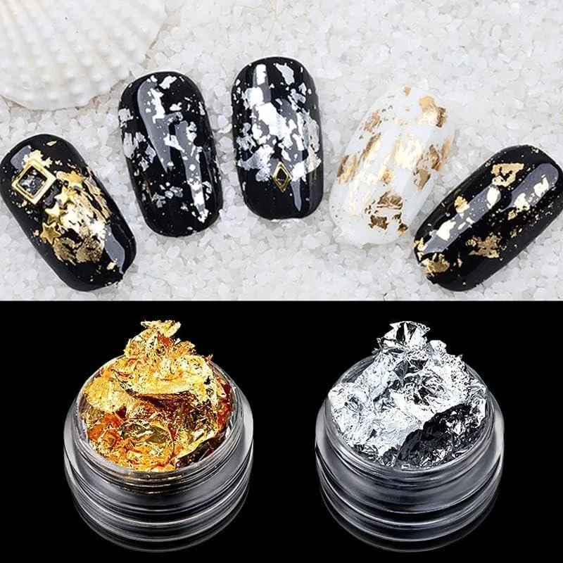3 Color Foil Flakes Set for Resin & Jewelry Craft - Image 2