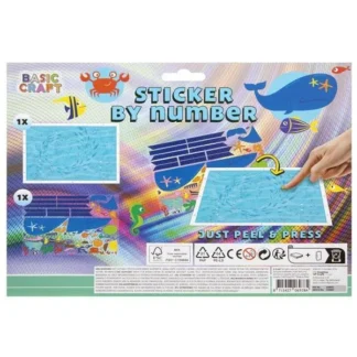 Underwater Sticker Painting Kit 26x21cm Self-Adhesive
