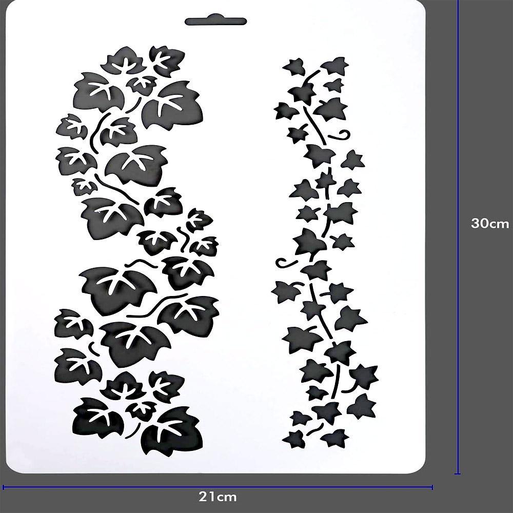 Reusable PVC Stencils for Wall Art & Crafts - Image 3