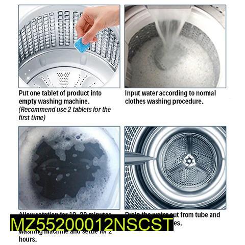 Premium Quality Washing Machine Cleaning Tablets Blue White - Image 5