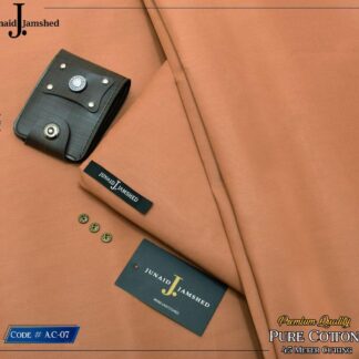 Junaid Jamshed Pure Cotton Orange Suit AC-07