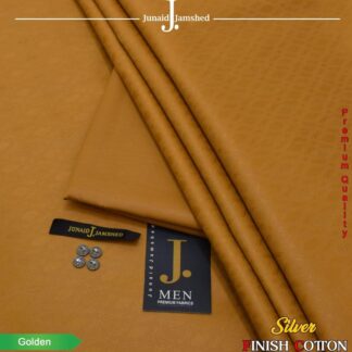 Men's Golden Textured Hard Cotton Suit All Season