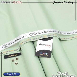 Premium Green Boski Plain Suit for Men