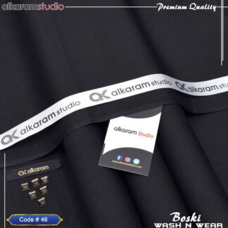 Premium Black Boski Suit for Men Wedding Office Wear