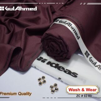 Men's Wash & Wear Burgundy Suit Summer
