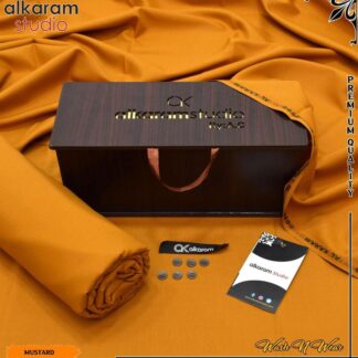 Mustard Wash & Wear Suit for Men Summer Pakistan