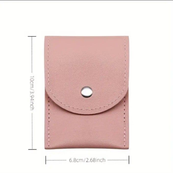 Peach Luxury Leather Nail Art Tool Set 4pc - Image 2