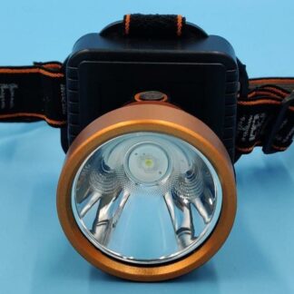 Rechargeable Headlamp 3W LED Black Orange