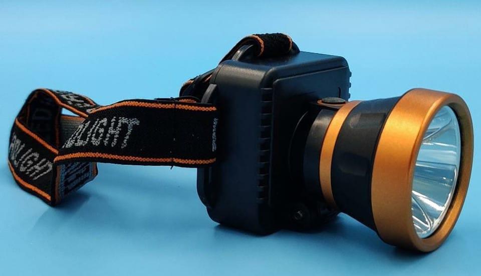 Rechargeable Headlamp 3W LED Black Orange - Image 3