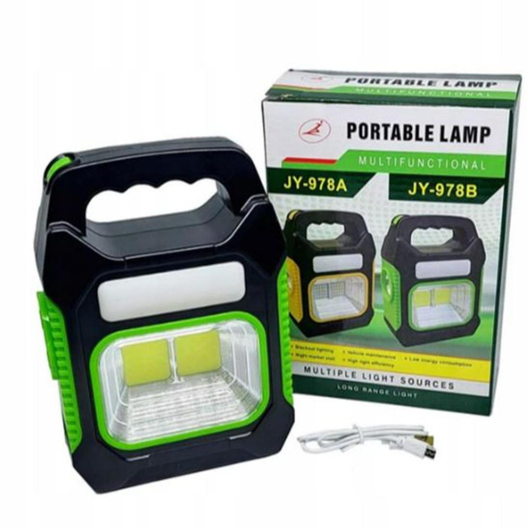 Rechargeable Camping Light Black Green Plastic 50ml - Image 2