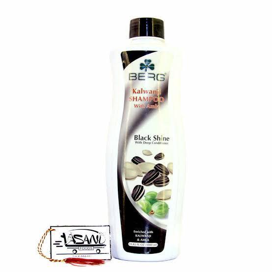 Premium Kalwanji Amla Shampoo 1000ml Black Cap - Image 2
