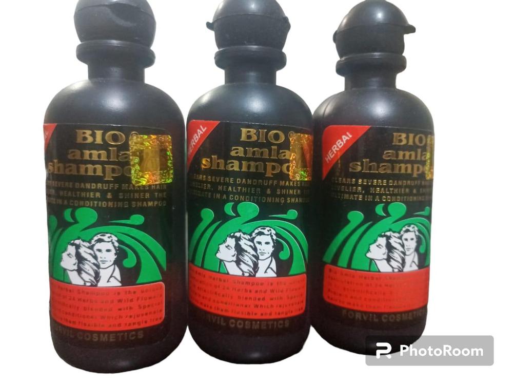 Bio Amla Herbal Shampoo 130ml Pack of 3 - Image 3