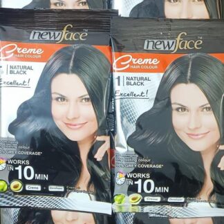 Natural Black Hair Color 10 Min Fast Grey Coverage