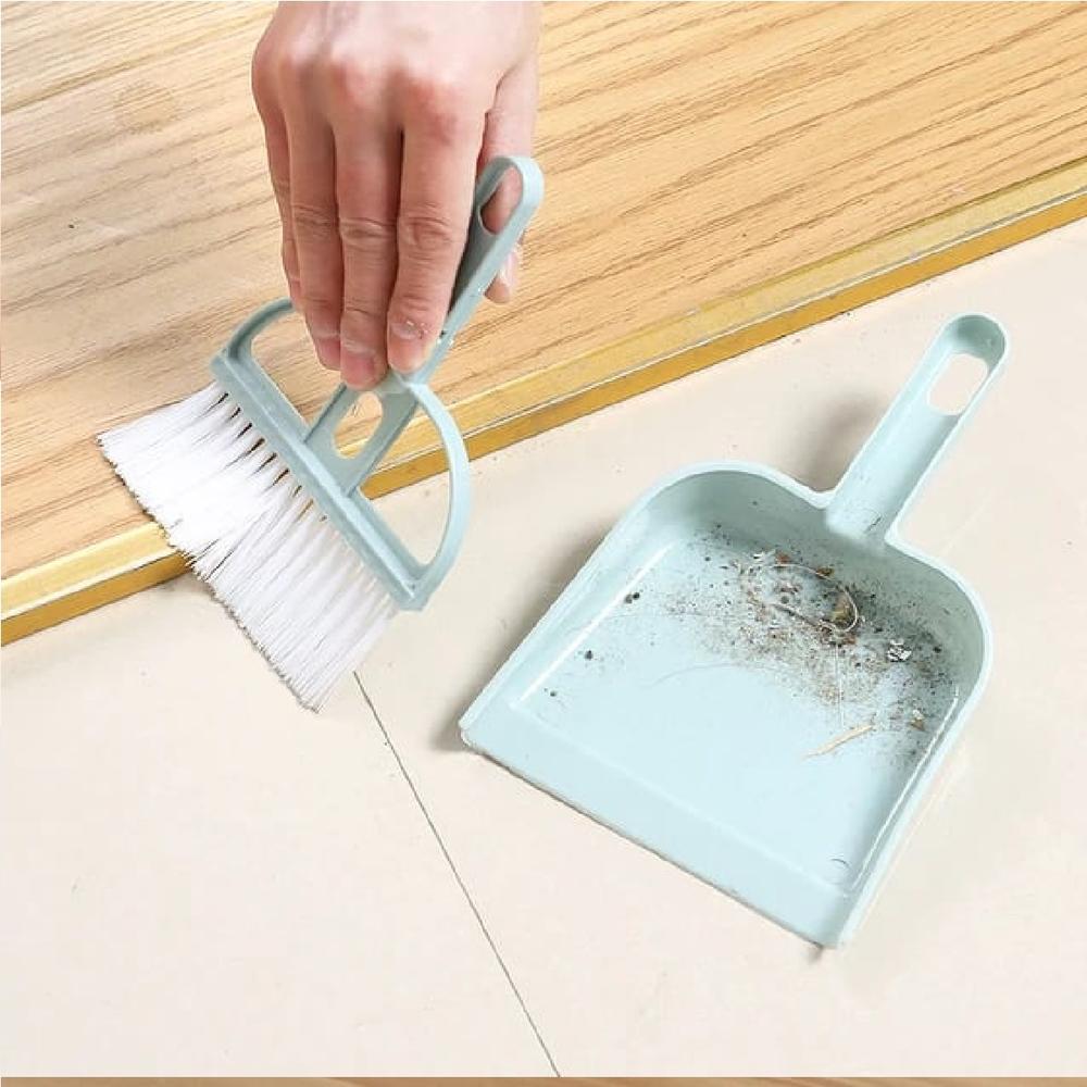Dust Cleaning Set with Broom & Dustpan for Home & Office - Image 2