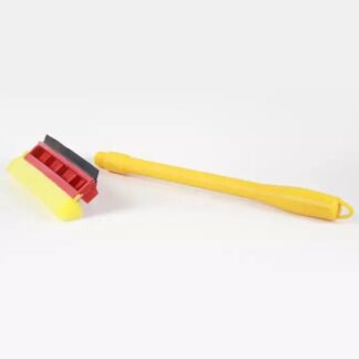 Stylish Bathroom Wiper Yellow Red Plastic Handle