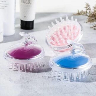 Scalp Massager Brush Set of 2 Silicone Exfoliator