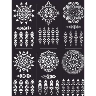 Mehndi Sticker Schemes Set for Weddings Eid