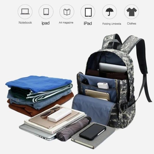 Camouflage Backpack for Daily Commutes & Travel - Image 3