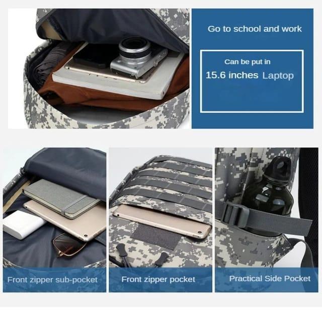 Camouflage Backpack for Daily Commutes & Travel - Image 4
