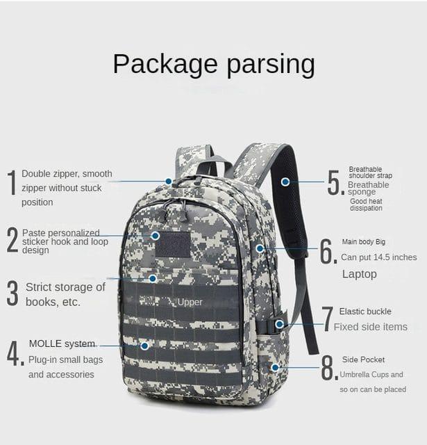 Camouflage Backpack for Daily Commutes & Travel - Image 5