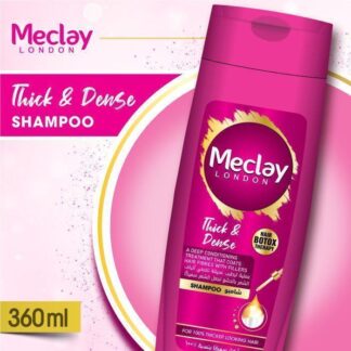 Meclay Thick & Dense Shampoo 360ml Pink Bottle