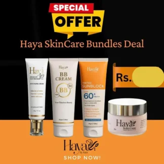 Haya 4-in-1 Makeup & Skincare Bundle for Pakistani Skin