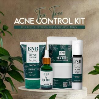 Tea Tree Acne Control Kit 4-Piece Green Packaging