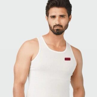Men's Cotton Undershirt White 3 Pcs XL