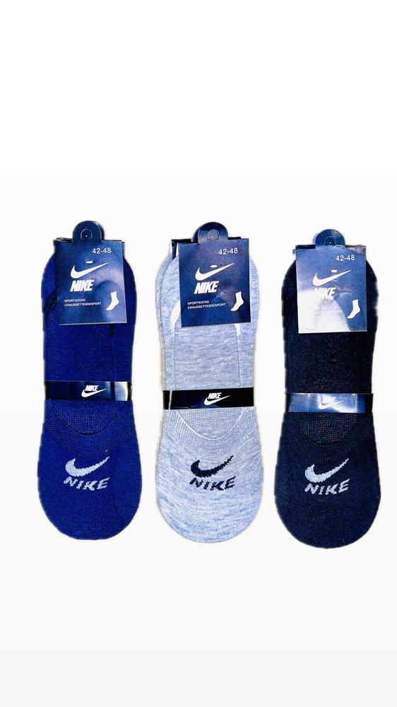 Cotton Ankle Socks Pack of 3 Navy Blue - Image 3