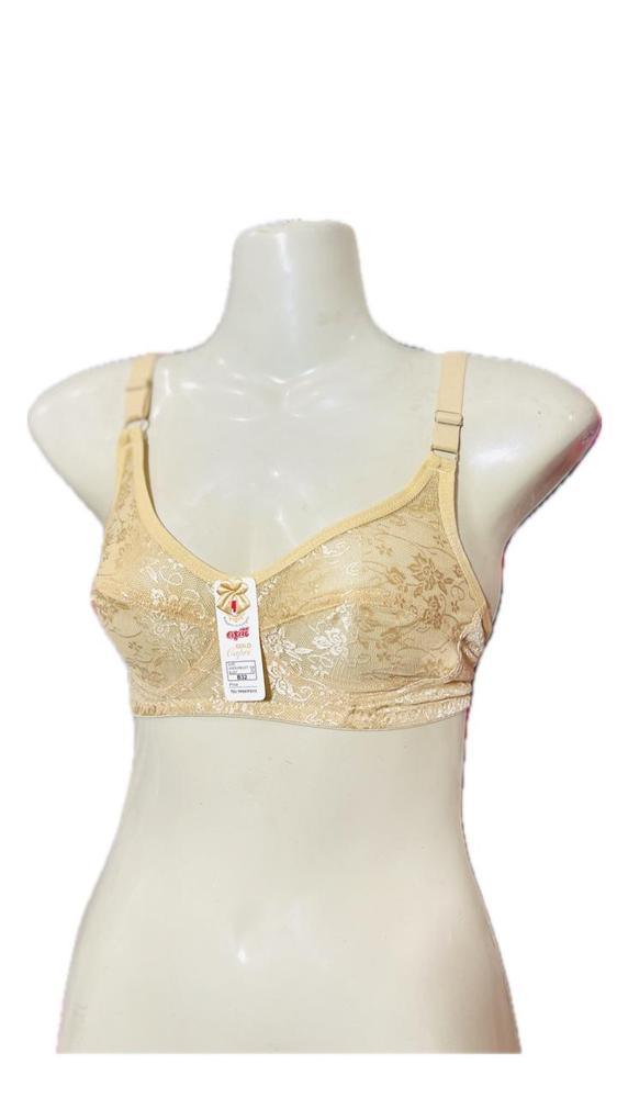 Non-Padded Cotton Bra with Lace for Daily Comfort - Image 3