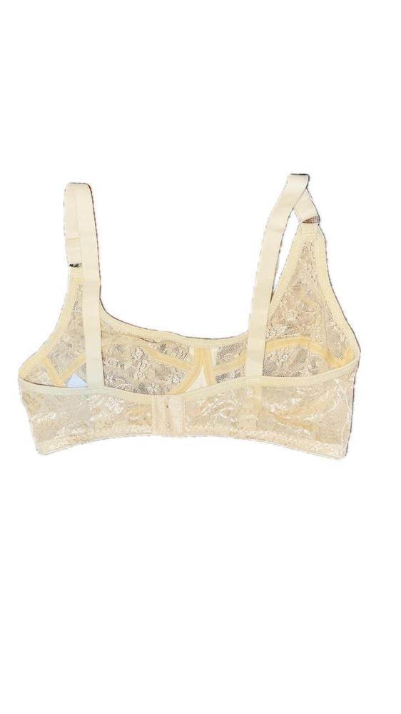 Elegant Lace Non-Padded Cotton Bra for Daily Wear - Image 2