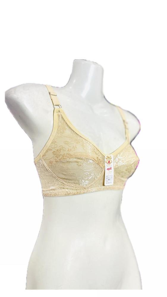 Elegant Lace Non-Padded Cotton Bra for Daily Wear - Image 4