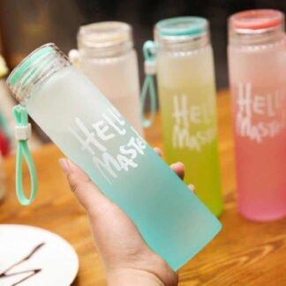 Transparent Water Bottle 500ml ABS Plastic Gym Office Travel
