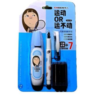 Lightweight Erasable Pen with 7 Cartridges Set
