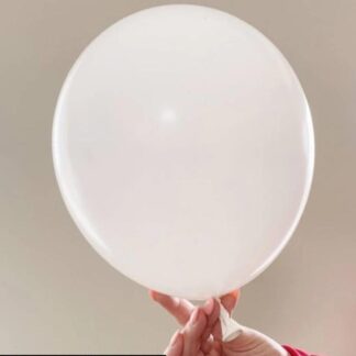 White Decorative Balloons 100 Pcs for Weddings & Parties