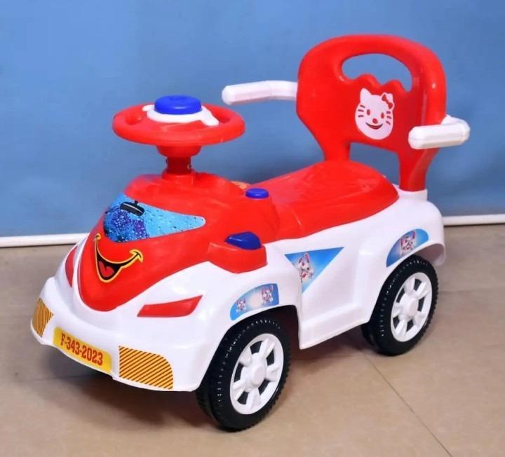 Kids Riding Car Red White Hello Kitty ABS Plastic