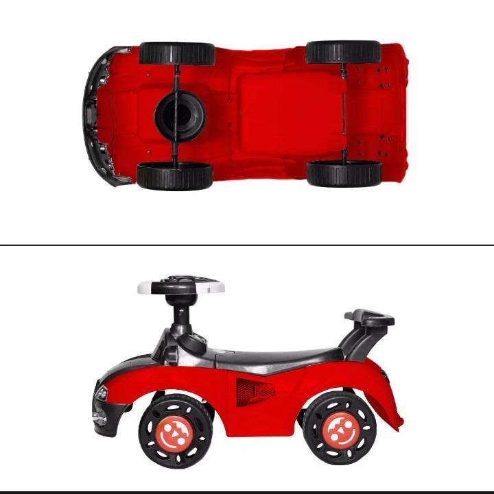 Kids Stroller Car Red Yellow Plastic Safety Ride - Image 4
