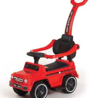Kids Stroller & Riding Jeep Red Black 1-5 Years