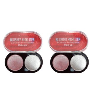 2 in 1 Blusher Highlighter Kit for Pakistani Skin Tones