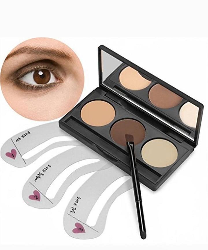 Eye Makeup Palette with Mirror & Brush for Pakistani Women - Image 2