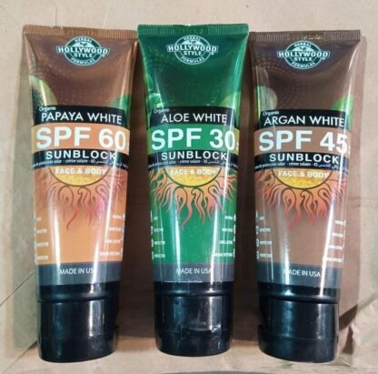 Sunblock Pack of 3 SPF 60,30,45 for All Skin Types