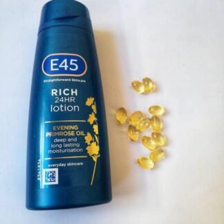 E45 Rich Lotion 24HR Dry Skin Moisturizer Blue Bottle