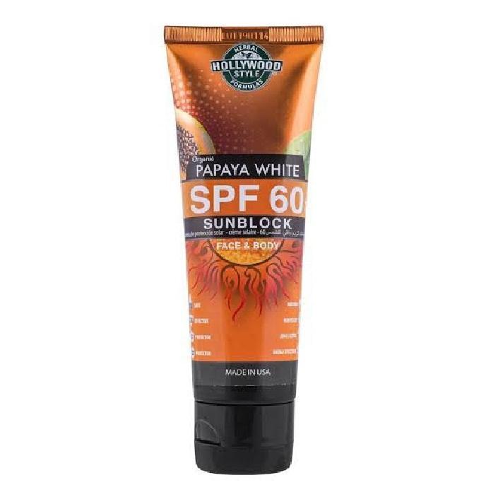 Premium Sunblock SPF 60 Lightweight Cream for Face & Body