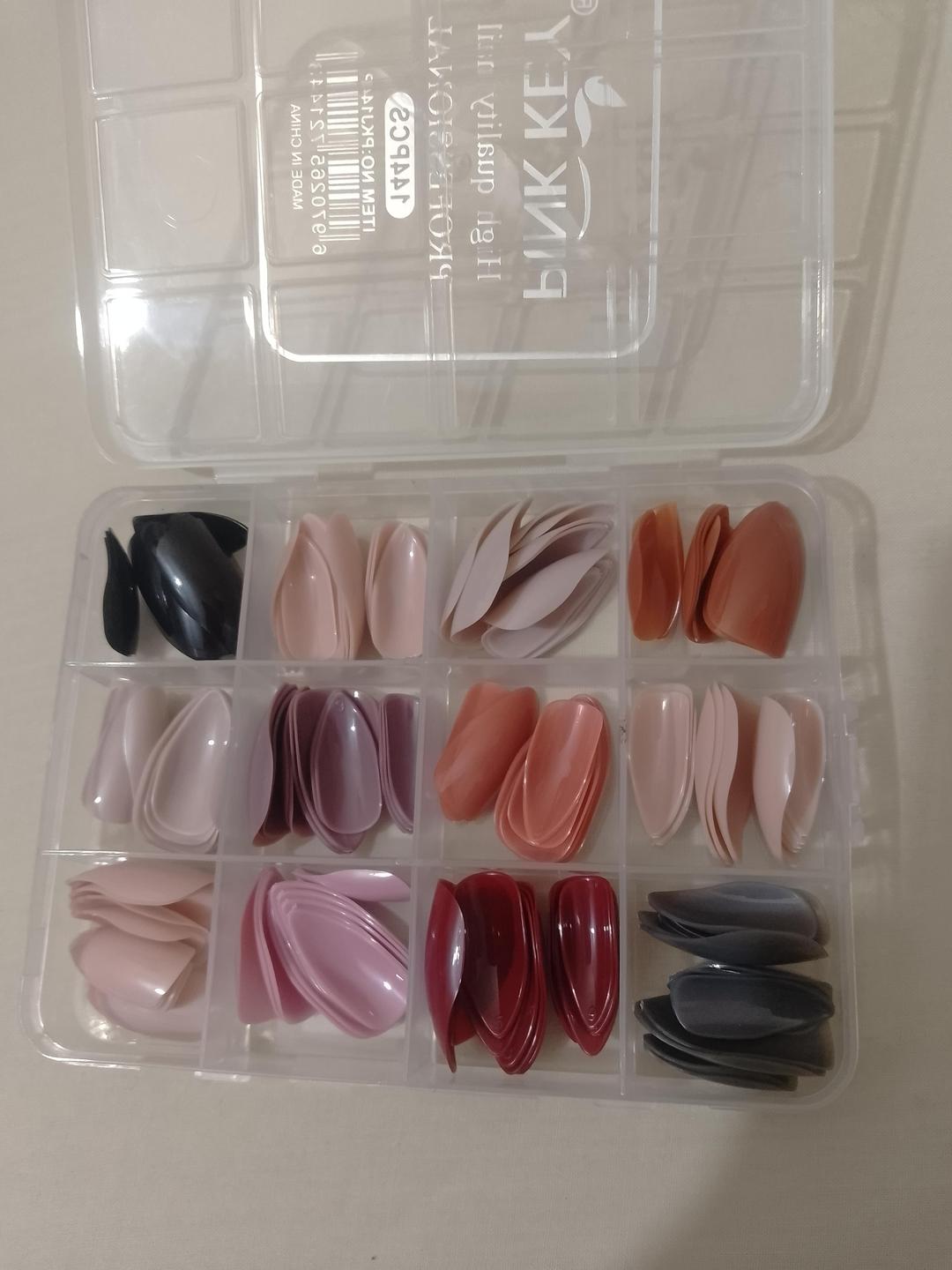 Professional Stick On Artificial Nails Multicolor ABS 144 Pack - Image 3