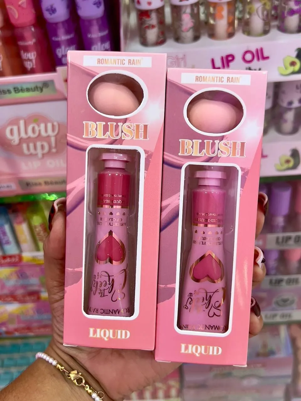 Liquid Blush On 2 in 1 Long Lasting Pink Red Orange Peach - Image 4