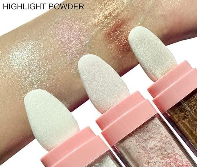 Premium Quality Sponge Highlighter with 6 Shades - Image 4