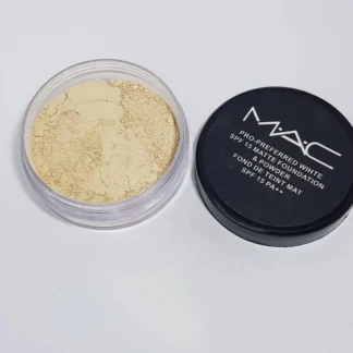 MAC Pro-PREFERRED White Matte Loose Powder SPF 15 Beige Fair Ivory