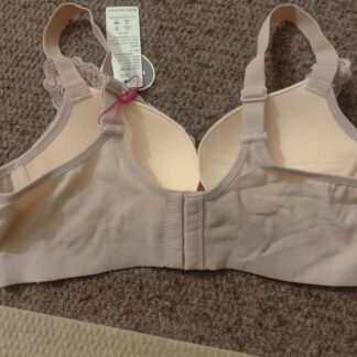 Pink Padded Bra with Lace Work for Pakistani Women