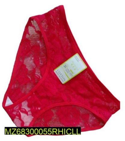 Red Net Plain Underwear for Daily Wear Pakistan