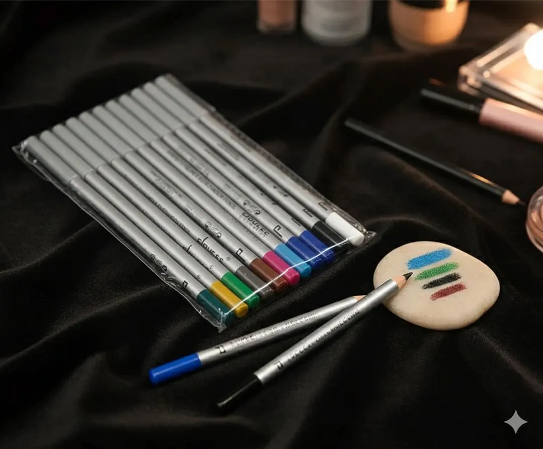 6 Color Eyeshadow Pencil Set for Eid & Weddings - Image 4